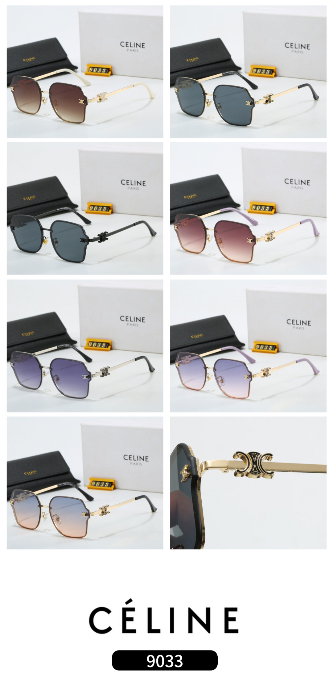 [TOP] CELINE Sunglasses - 7 Colors - 711 Luxury