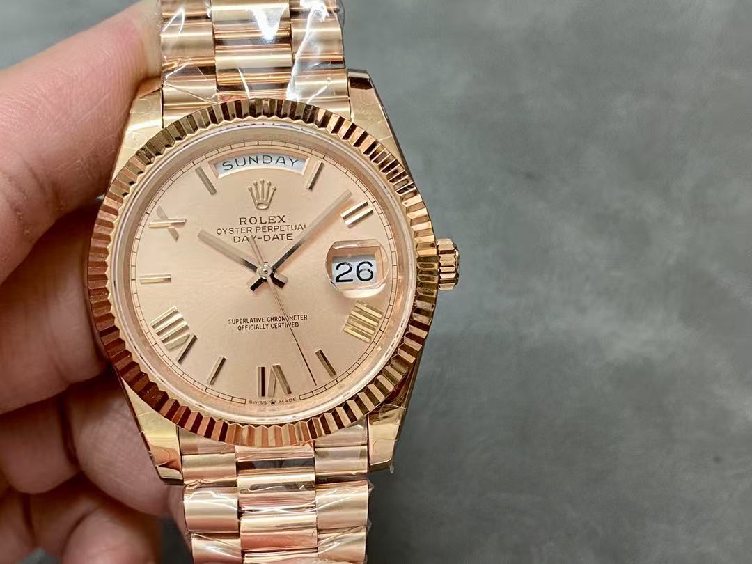 [TOP] ROLEX Watch 40mm - Rose gold - 711 Luxury
