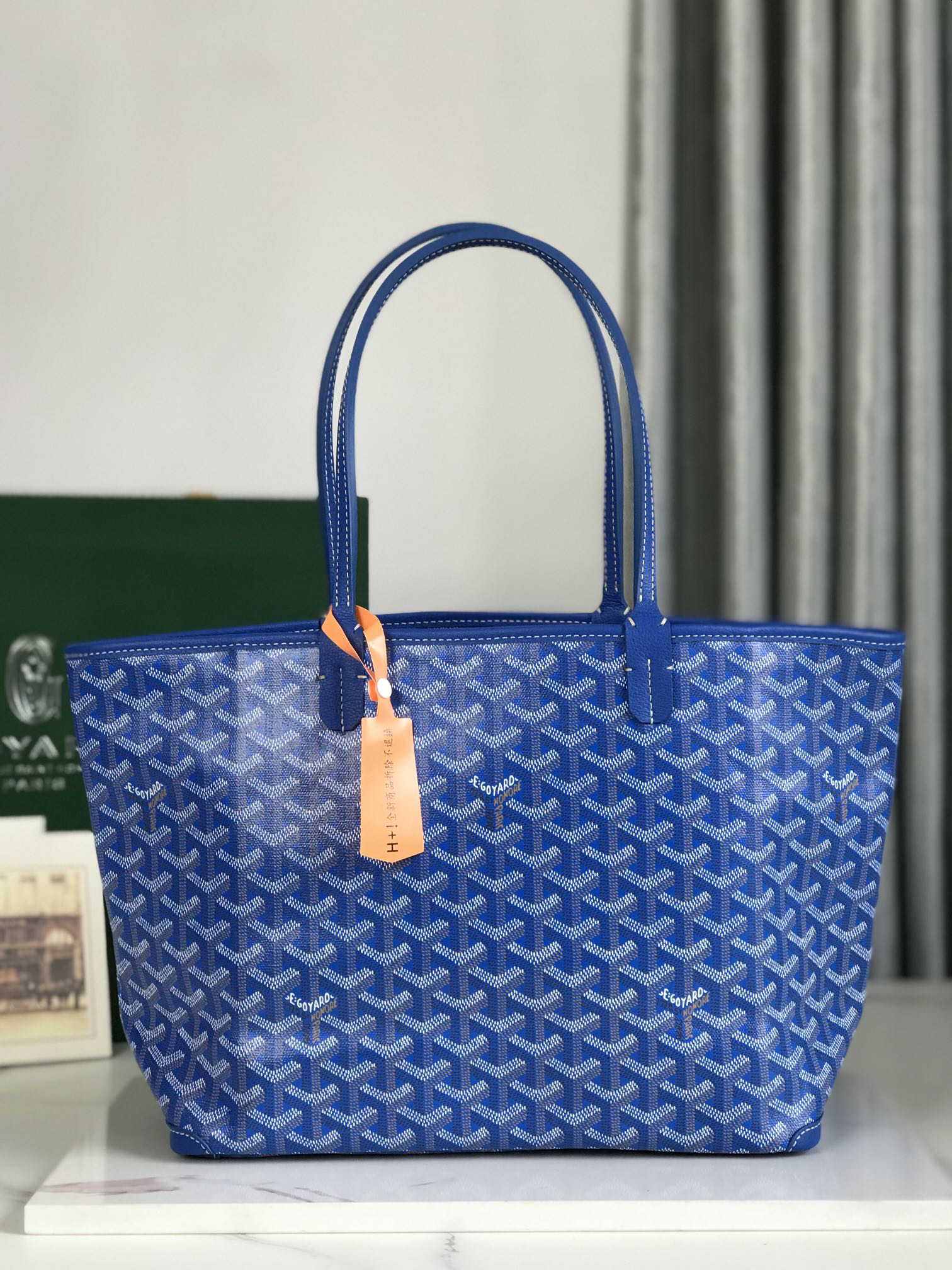 [TOP] Goyard Artois Bag 41-30x23.5x13cm - Blue - 711 Luxury
