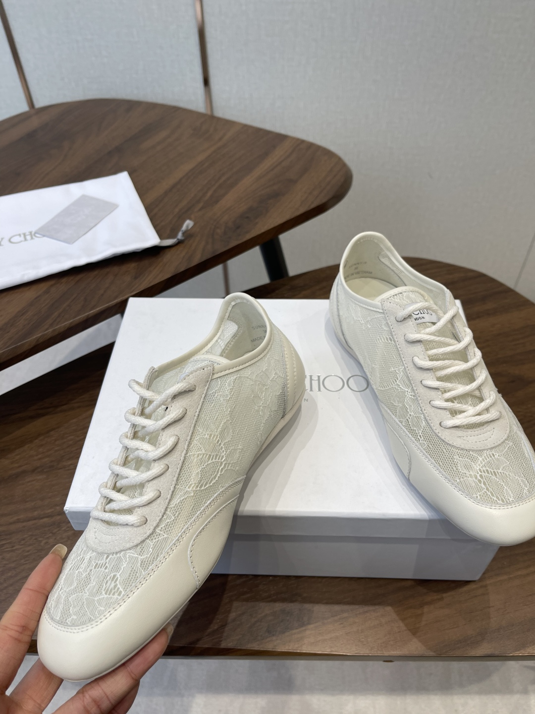 [TOP] Jimmy Choo Sunny F Sneakers - 5 Color