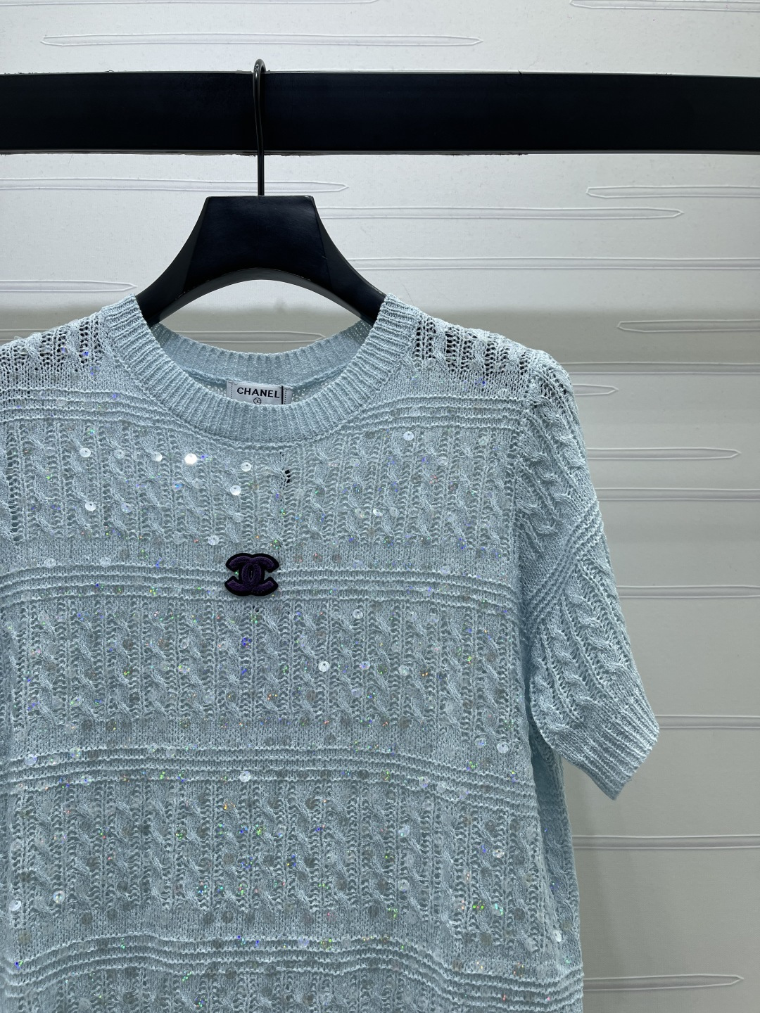 [TOP] CHANEL Knit Top - Blue - 711 Luxury