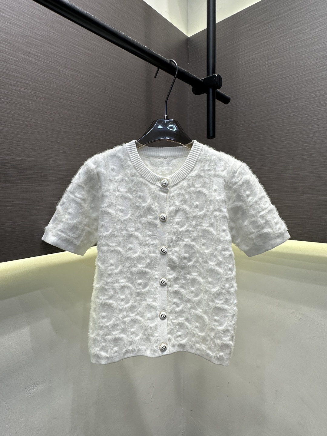 [TOP] Christian Dior Knitted Short-sleeved Shirt - 2 Colors - 711 Luxury