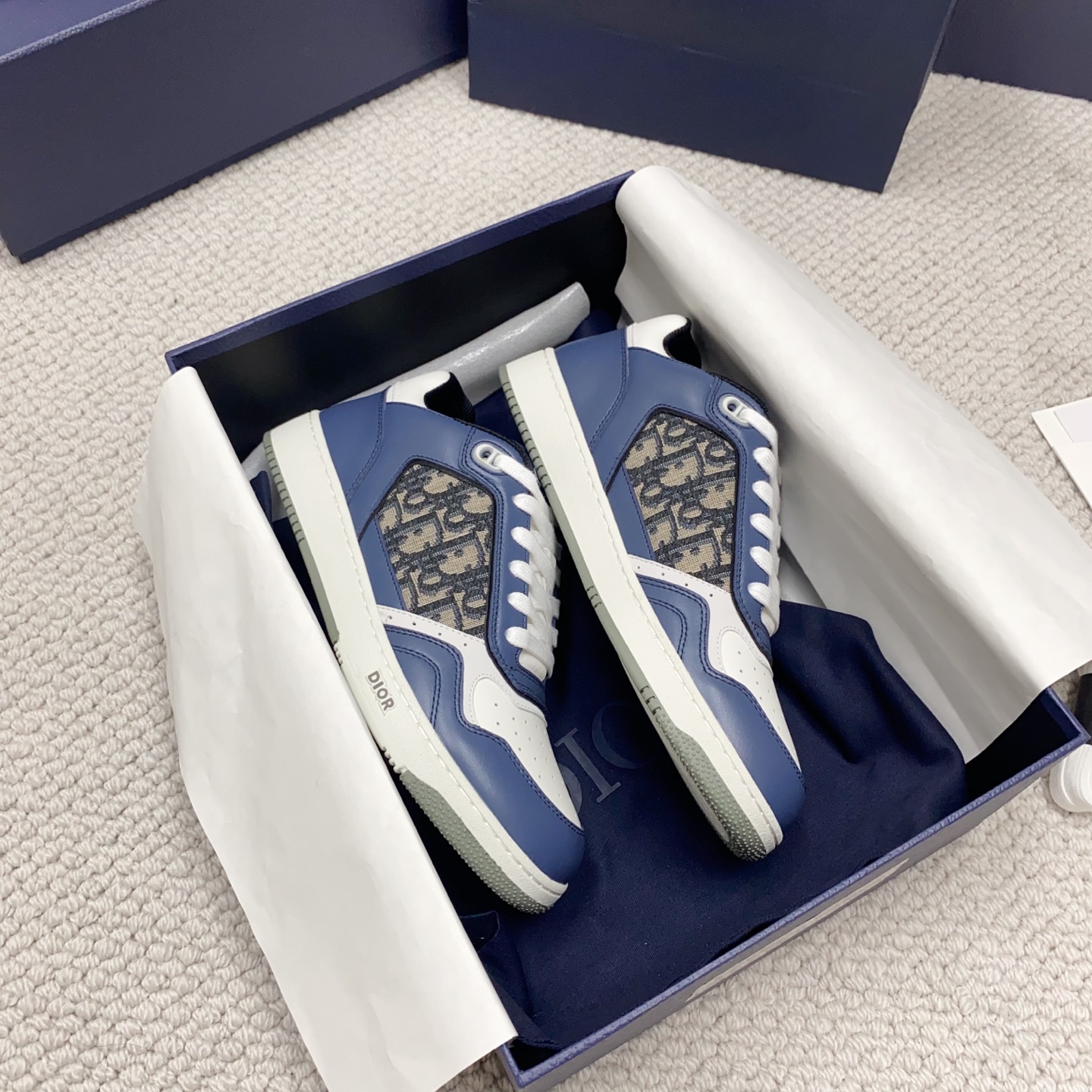 [TOP] Christian Dior Men's Sneakers - Blue
