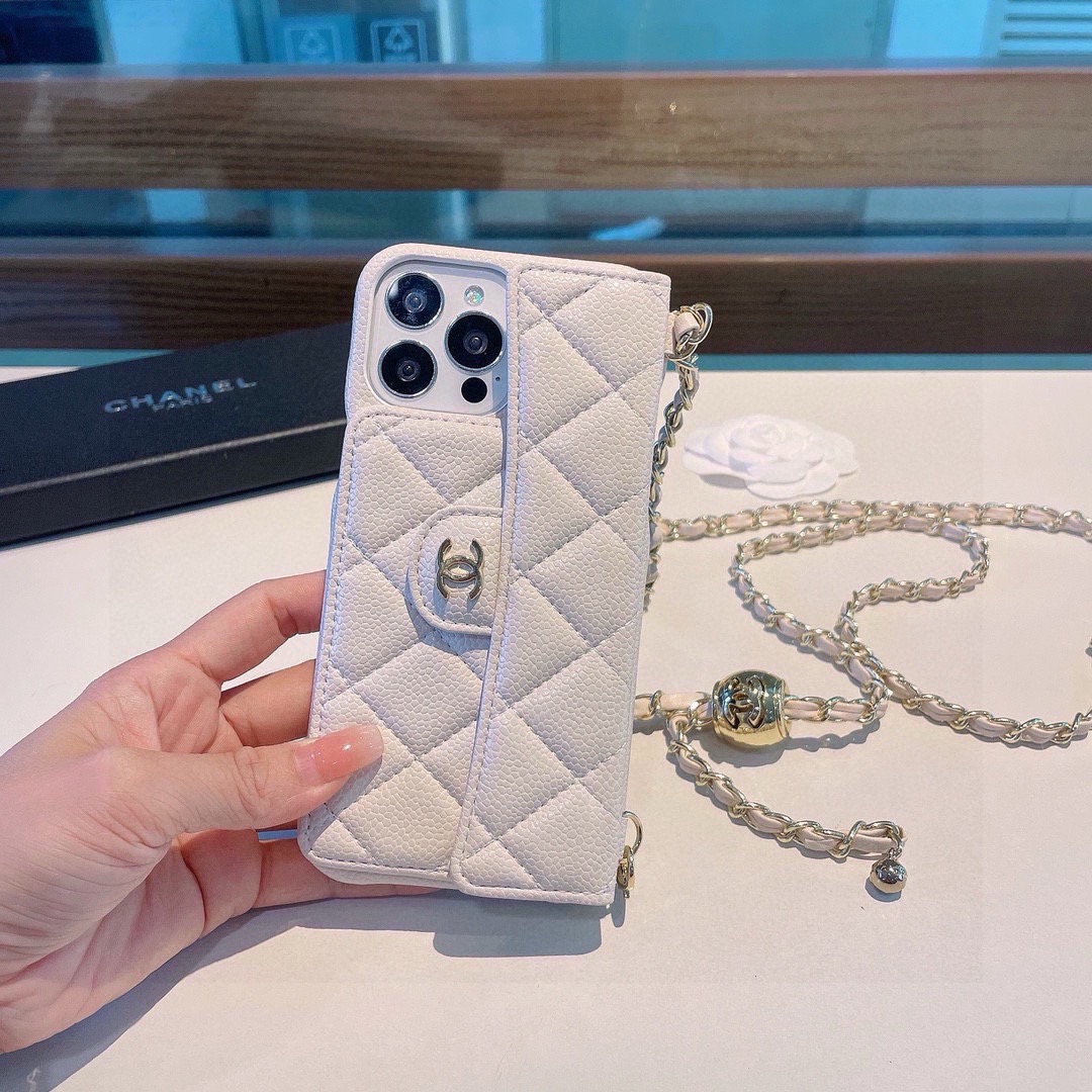 [TOP] CHANEL Phone Case - White - 711 Luxury