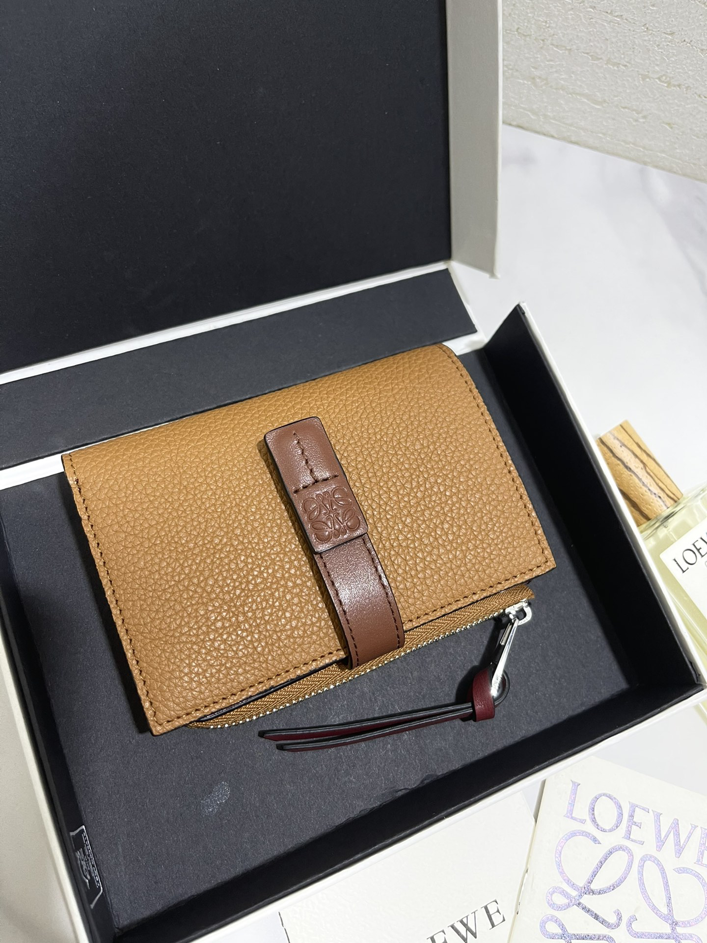 [TOP] LOEWE Wallet 12*8.5 cm - Brown