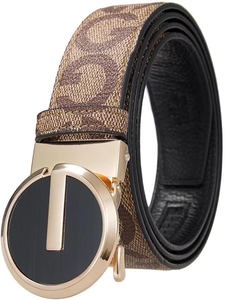 Ridoras Designer Belts for Men Ratchet Belts with Automatic G Buckle Mens Belt for Casual Jeans Business