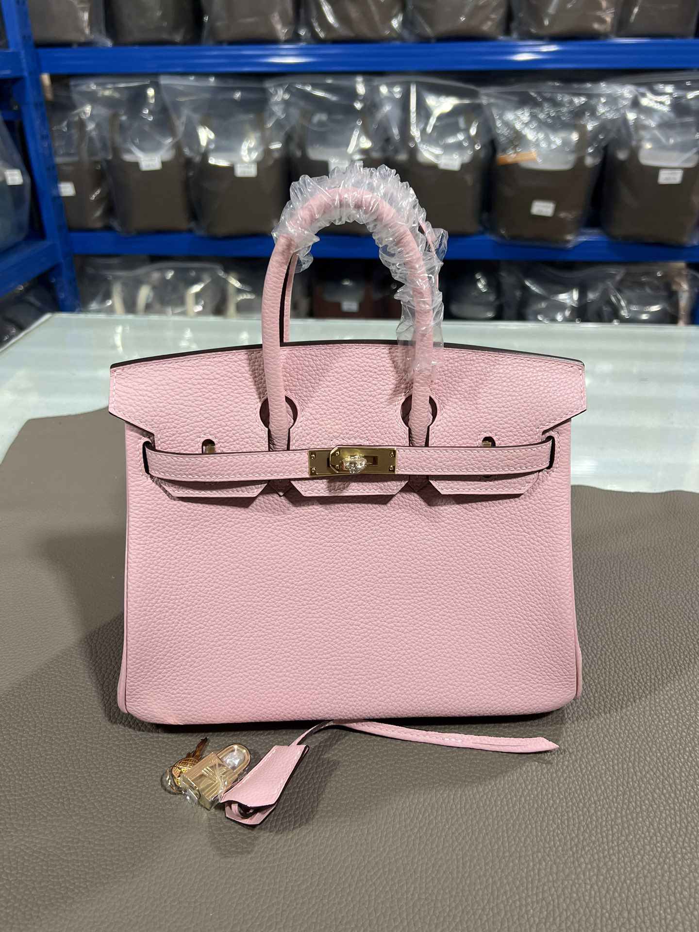 [TOP] HERMES Birkin Togo Leather 25cm - Rose Sakura & GHW