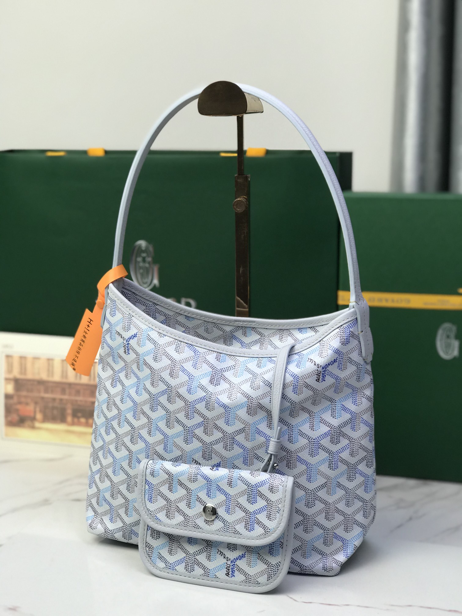 [TOP] Goyard Tote Bag 26*11*22cm  - Blue - 711 Luxury