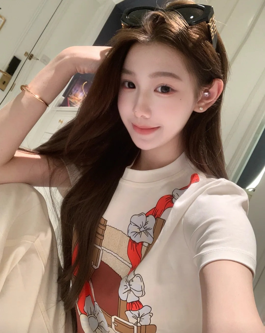 [TOP] HERMES Short-Sleeve T-Shirt - White