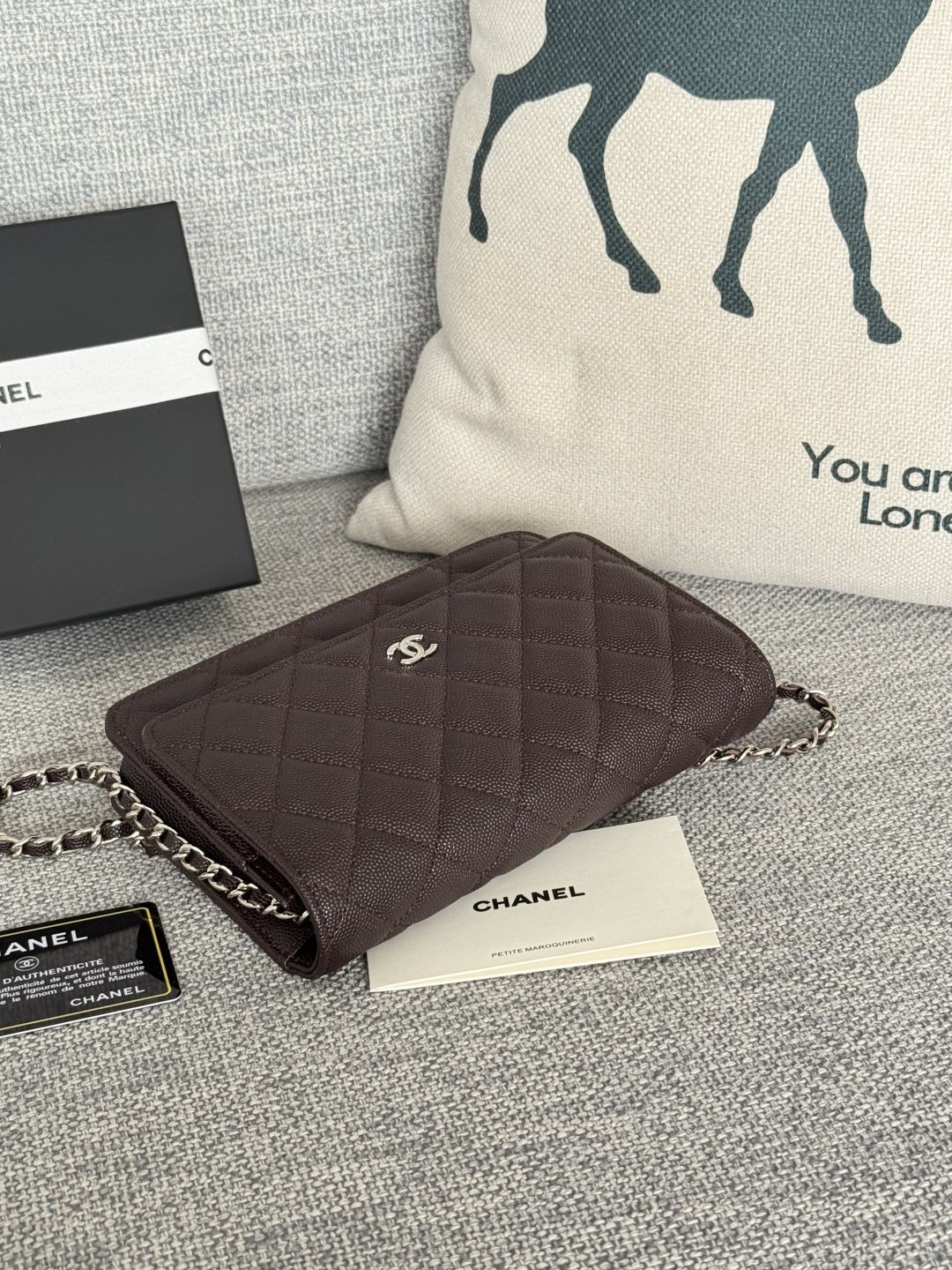 [TOP] CHANEL WOC Bag Caviar Leather 19CM - Coffee&SHW - 711 Luxury