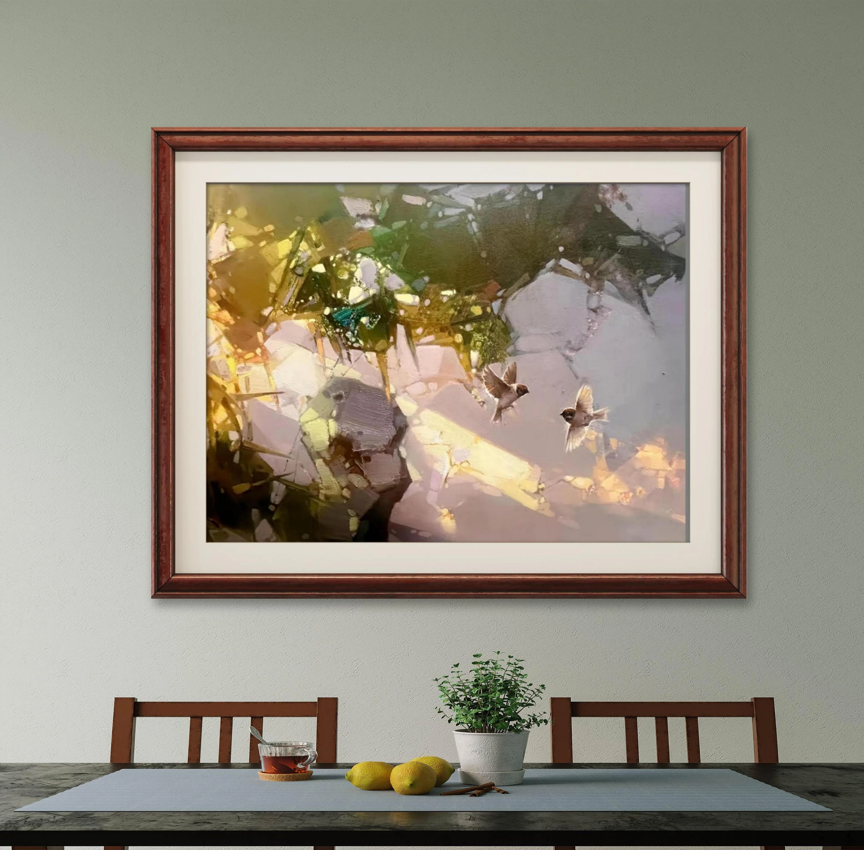 The leap between light and shadow