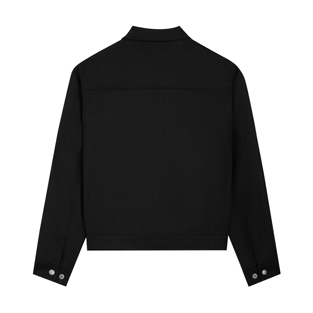 CELINE Blouson Triomphe Col Chemise Black #386185