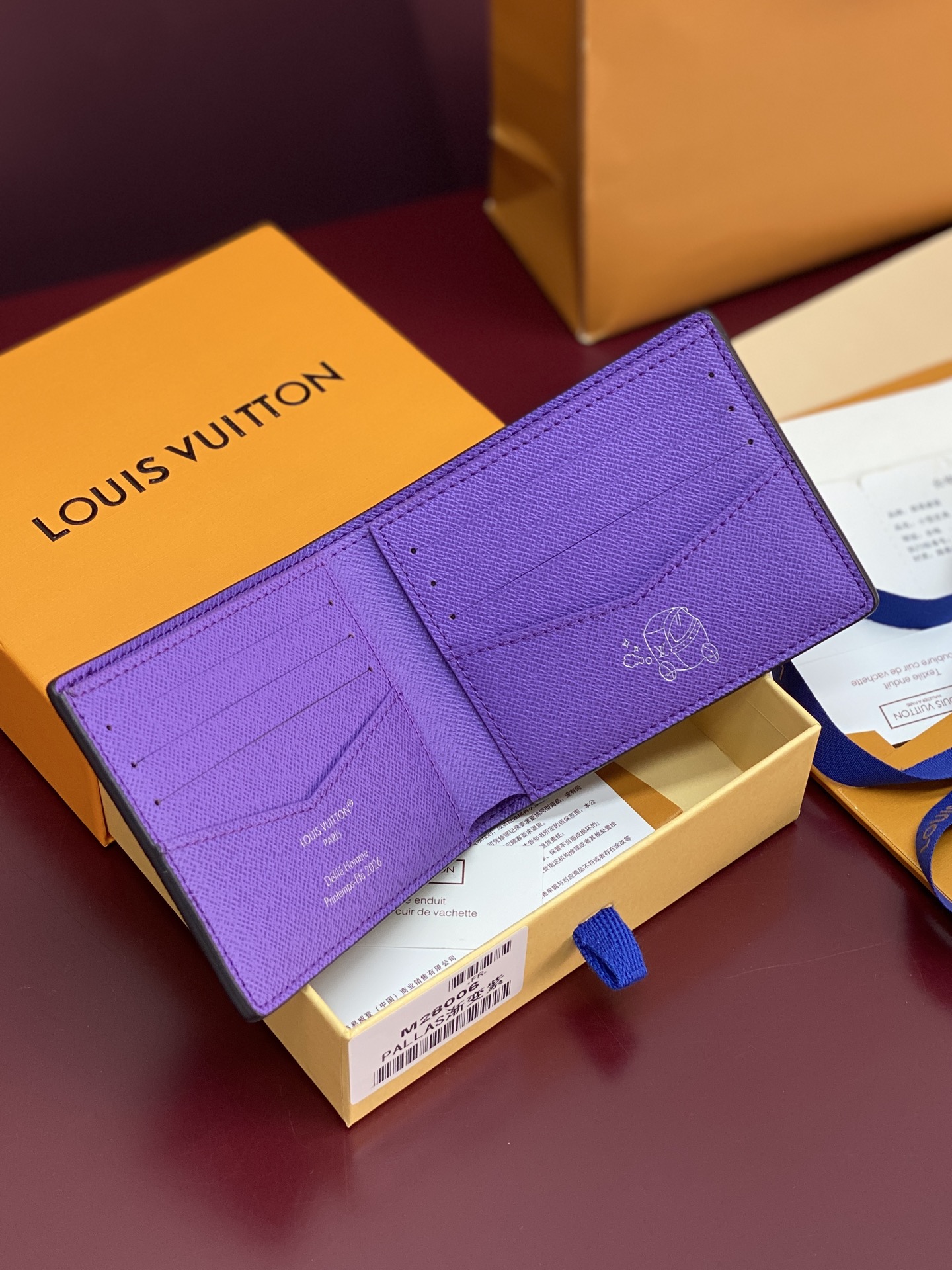 [TOP] Louis Vuitton LV Hultiple Short Wallet Pigment Gradient 11.5x1.5x9cm - 3 Color