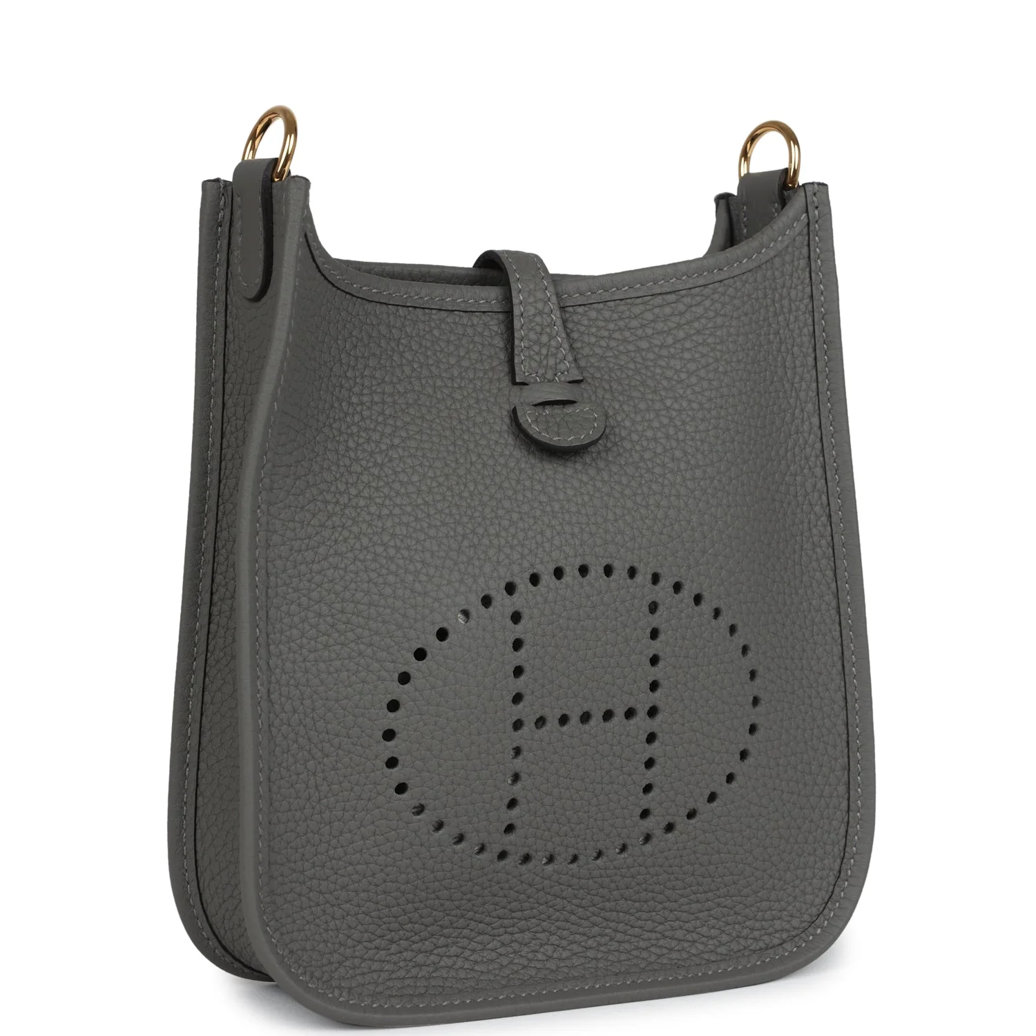 Hermes Evelyne TPM Gris Meyer Clemence Gold Hardware