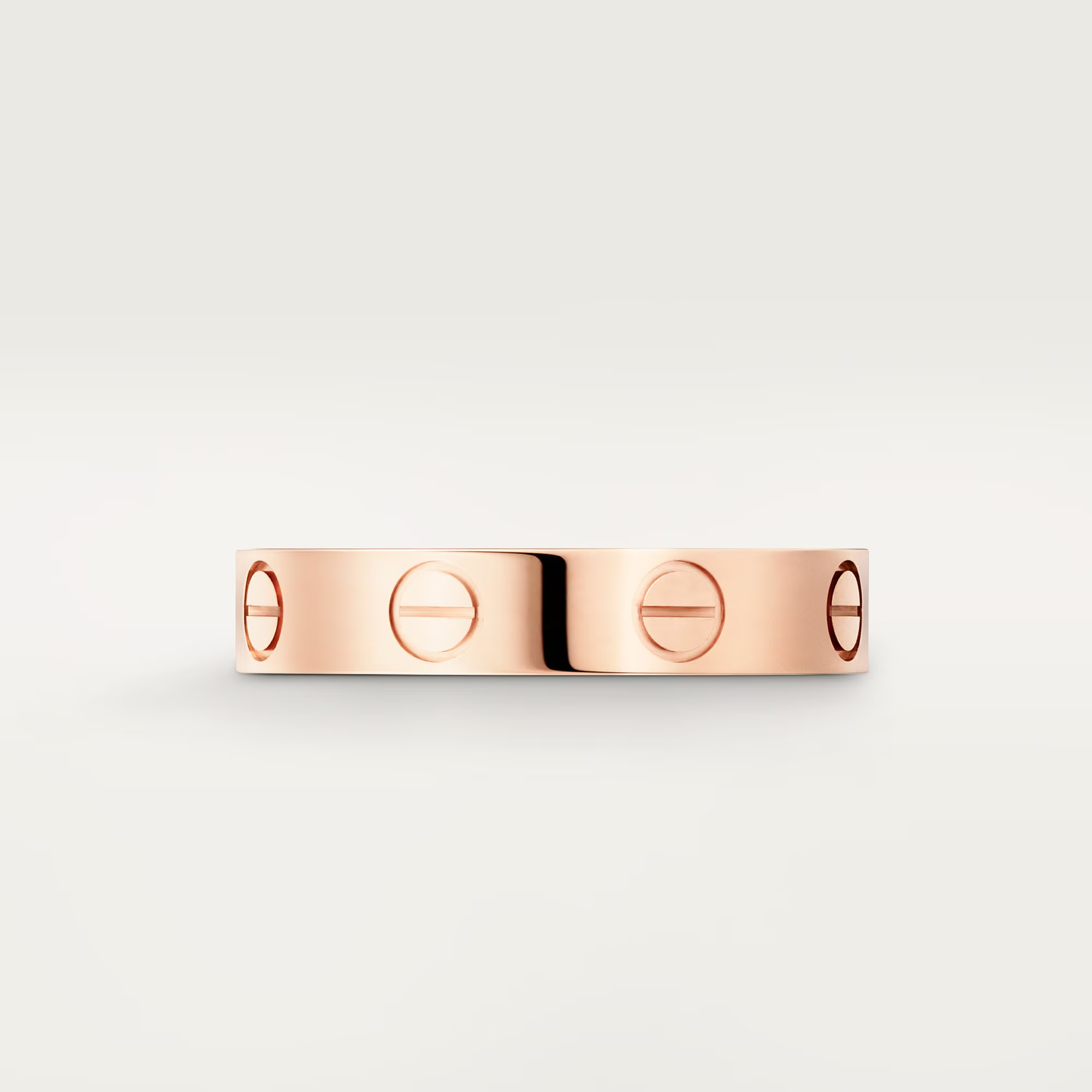 Carty Love Petite Lock Ring, Rose Gold, Small Model