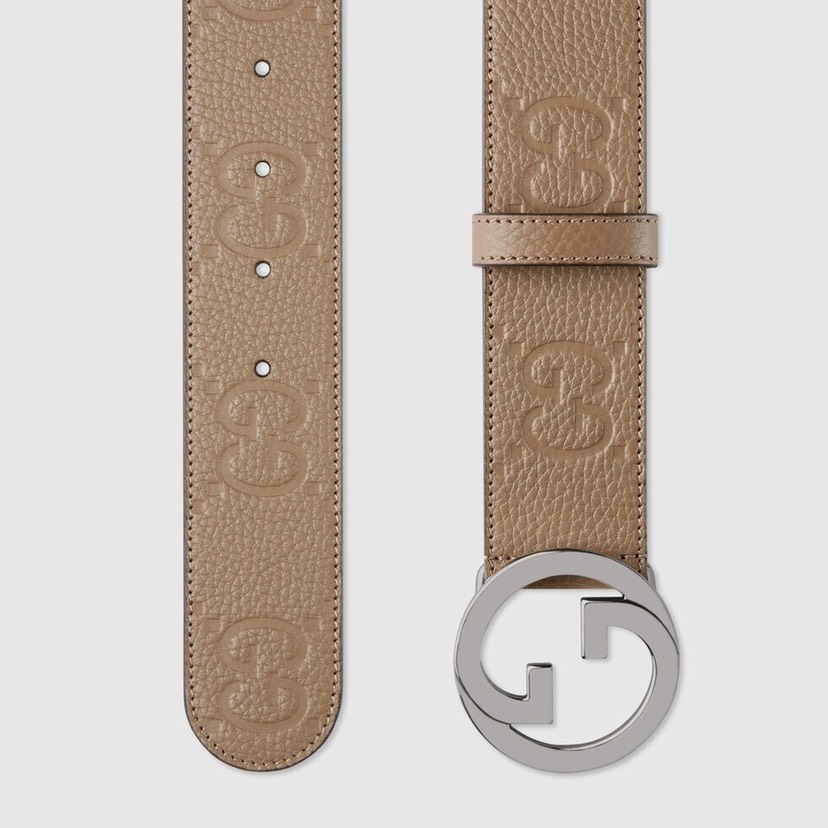 [TOP] GUCCI Belt 4cm - Khaki - 711 Luxury