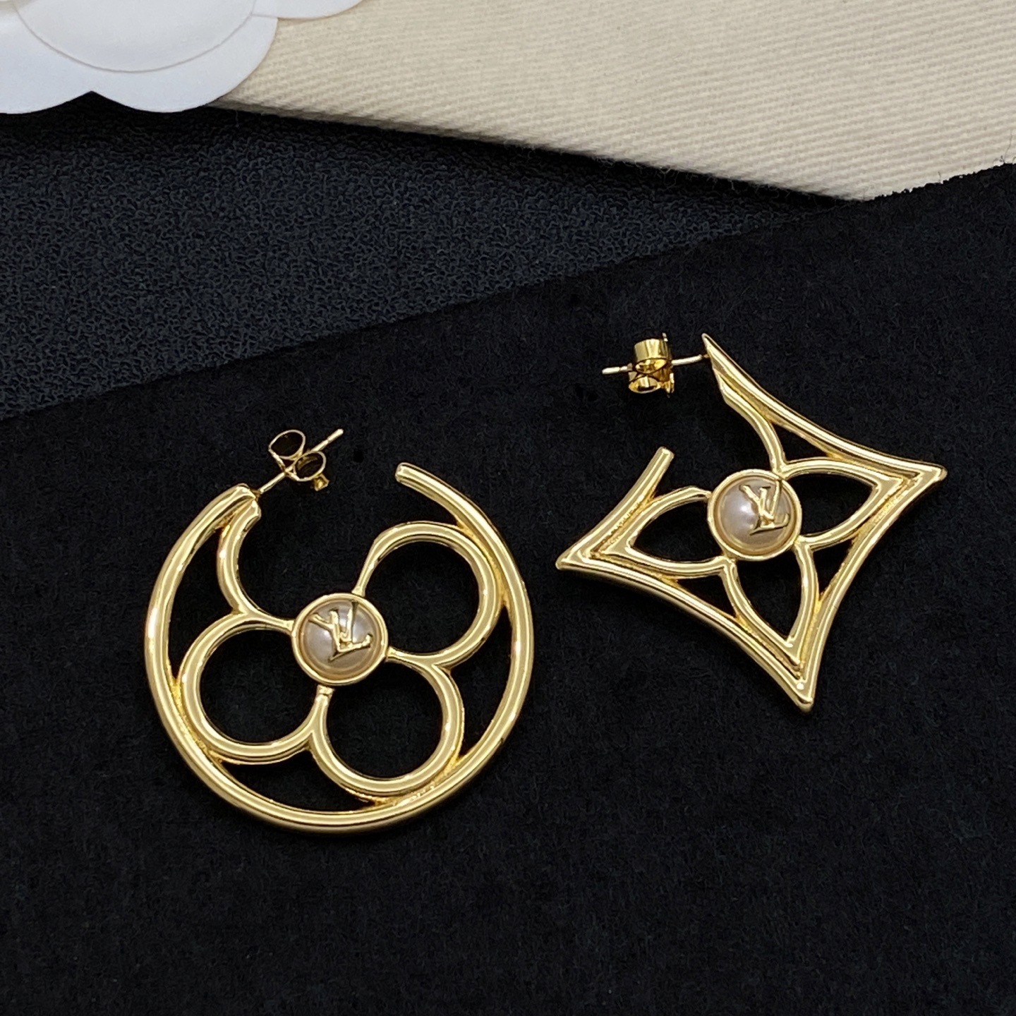 [TOP] Louis Vuitton LV Earrings - 2 Color - 711 Luxury