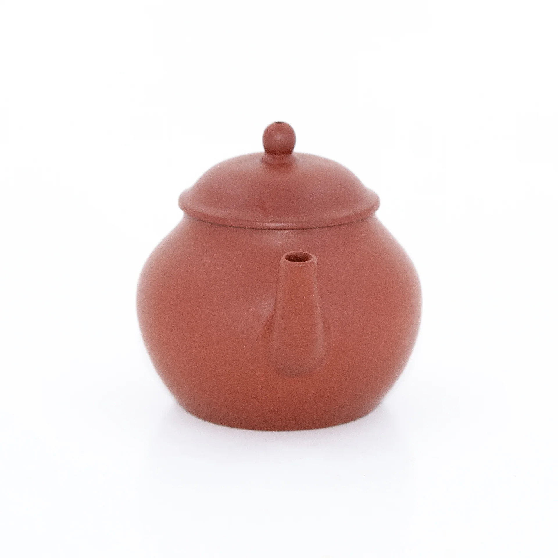 Yixing 1980's Zhuni Lipi Pear Shape Chinese Teapot (Olive Nod) #8