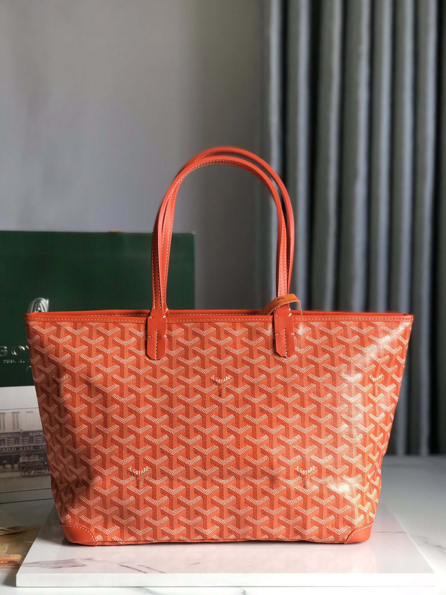 [TOP] Goyard Artois Bag 41-30x23.5x13cm - Orange - 711 Luxury