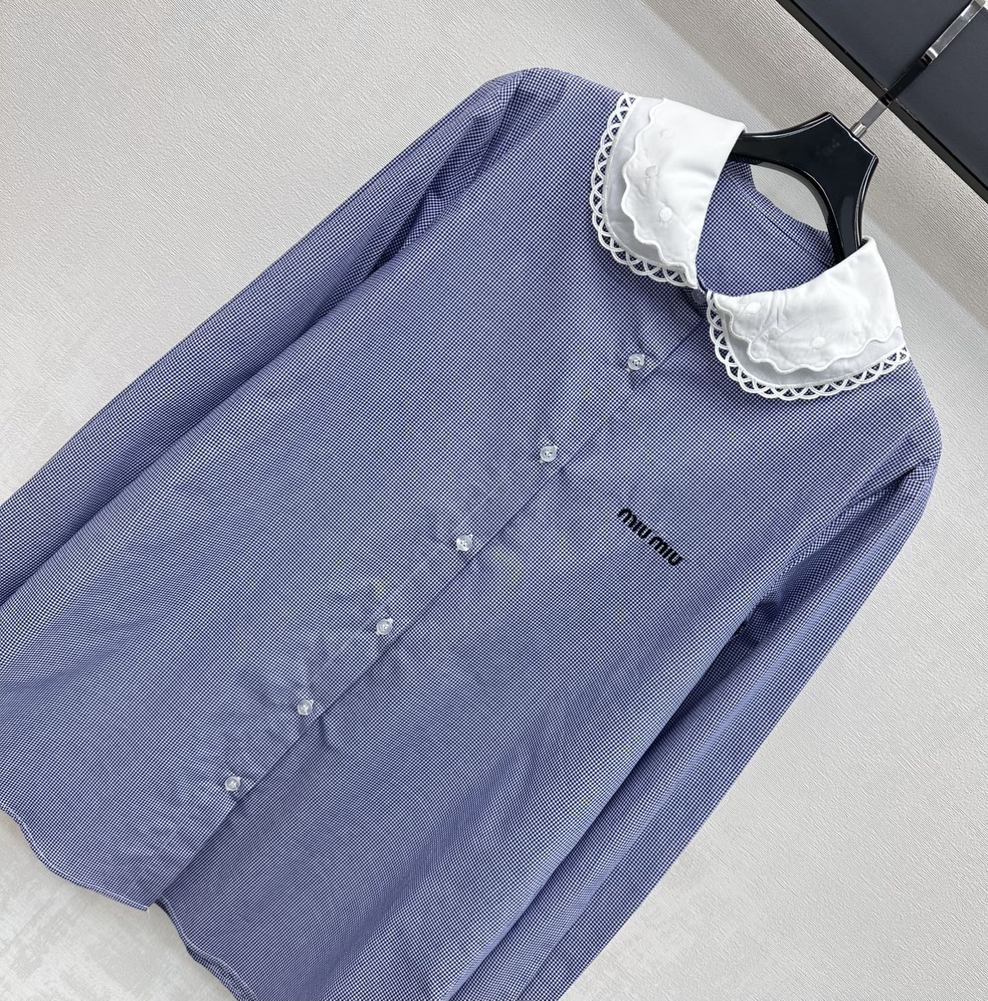 [TOP] Miu Miu Shirt - Blue - 711 Luxury