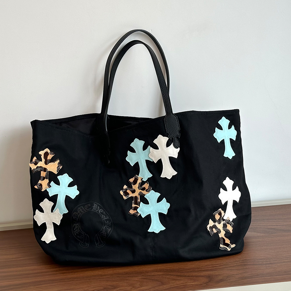 Chrome Hearts Bag Chrome Hearts Canvas Denim Cross Tote Bag #388261 View 2 | Nigo Office