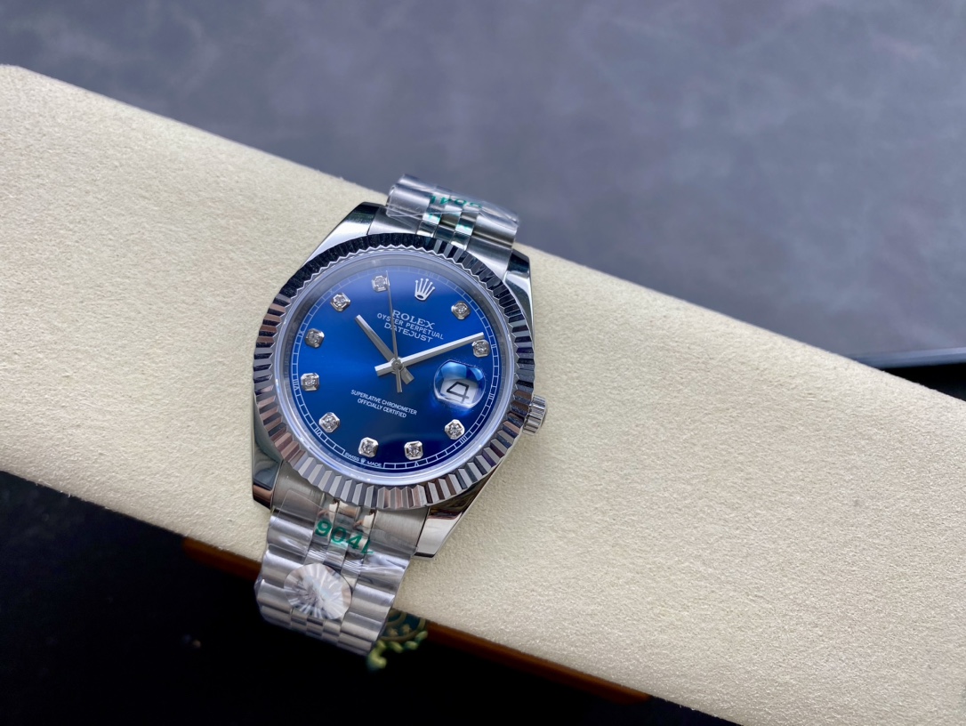 [TOP] ROLEX Men's Watch 41 mm - Blue