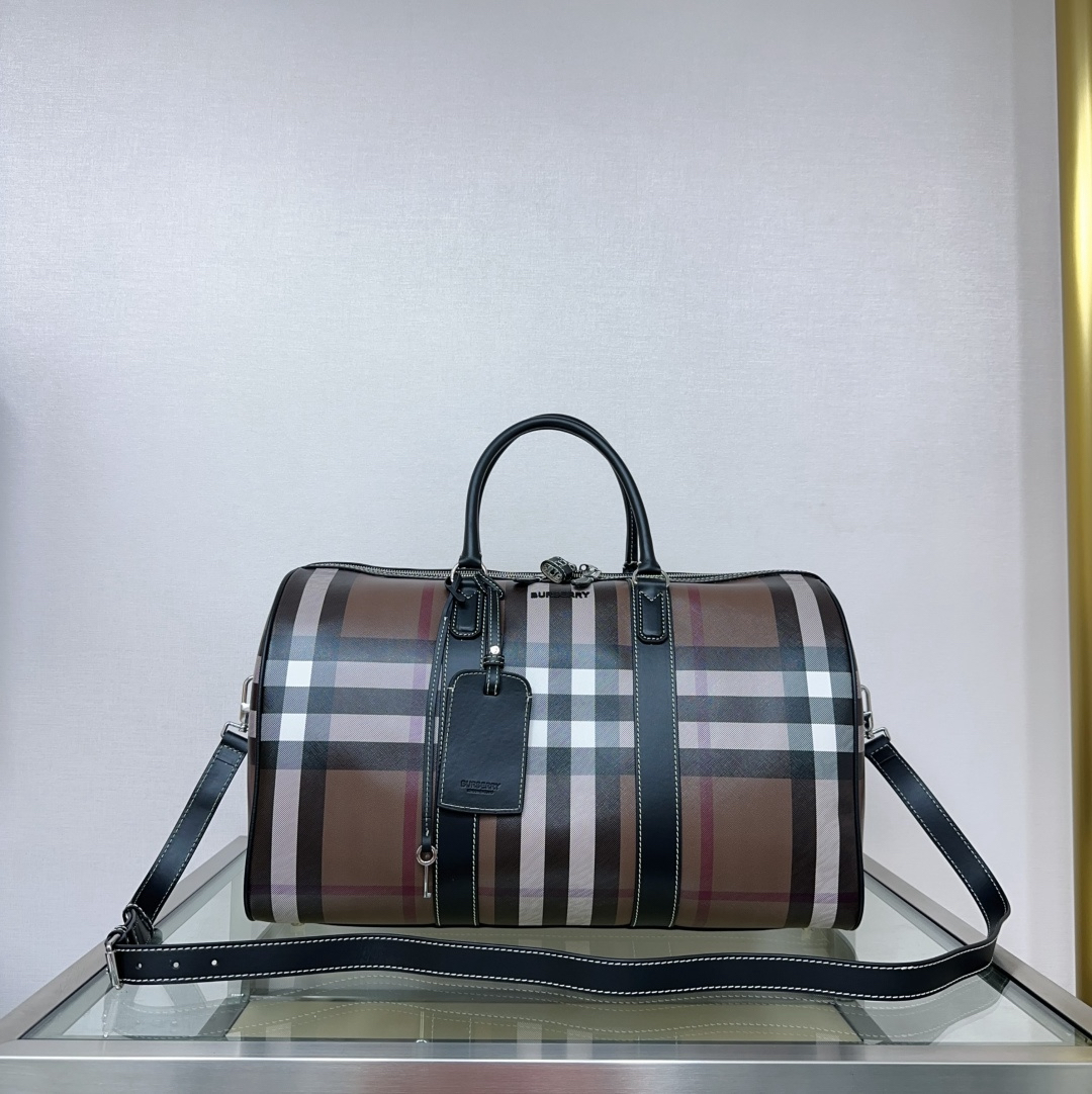 [TOP] BURBERRY Travel Bag 50x25x27cm - Brown - 711 Luxury