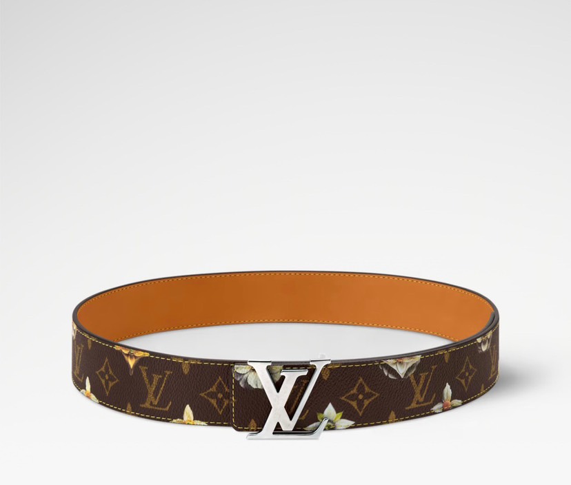 [TOP] Louis Vuitton LV Initiales Monogram Flower Belt - Brown - 711 Luxury