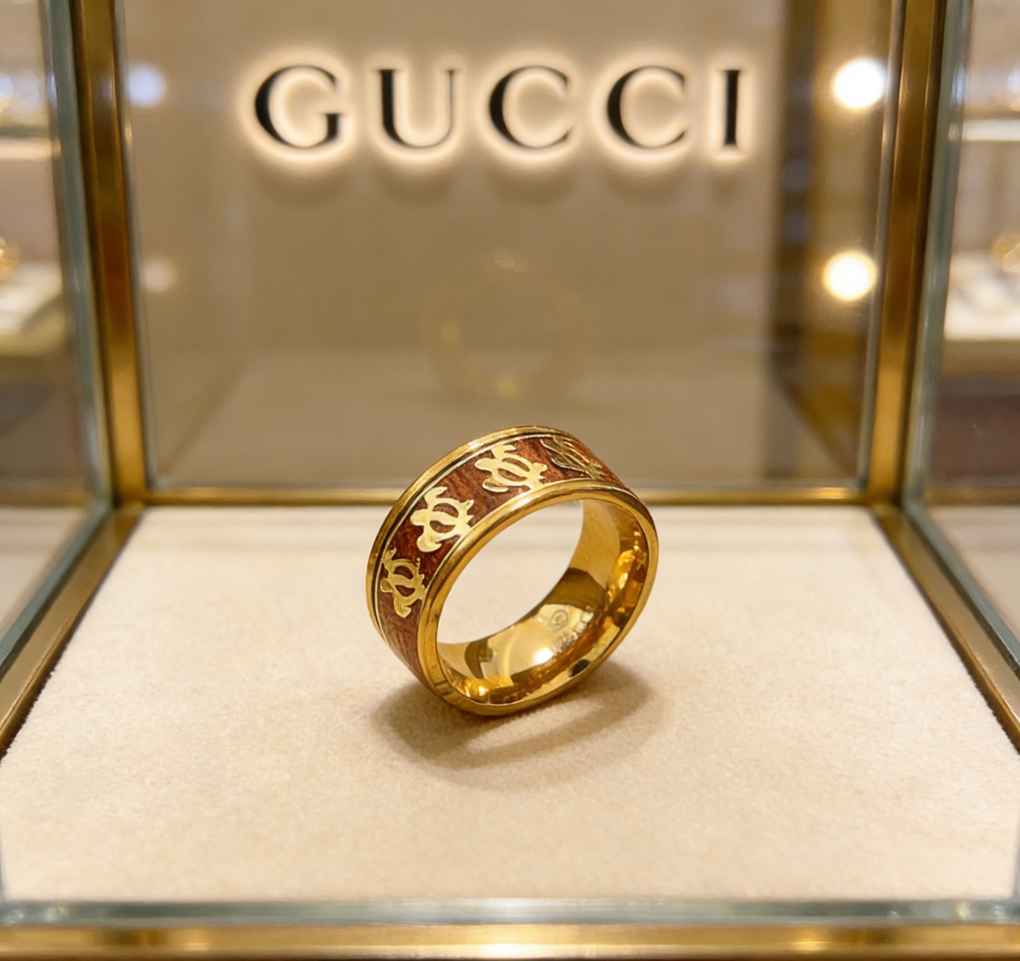 [TOP] GUCCI GG Ring - Gold