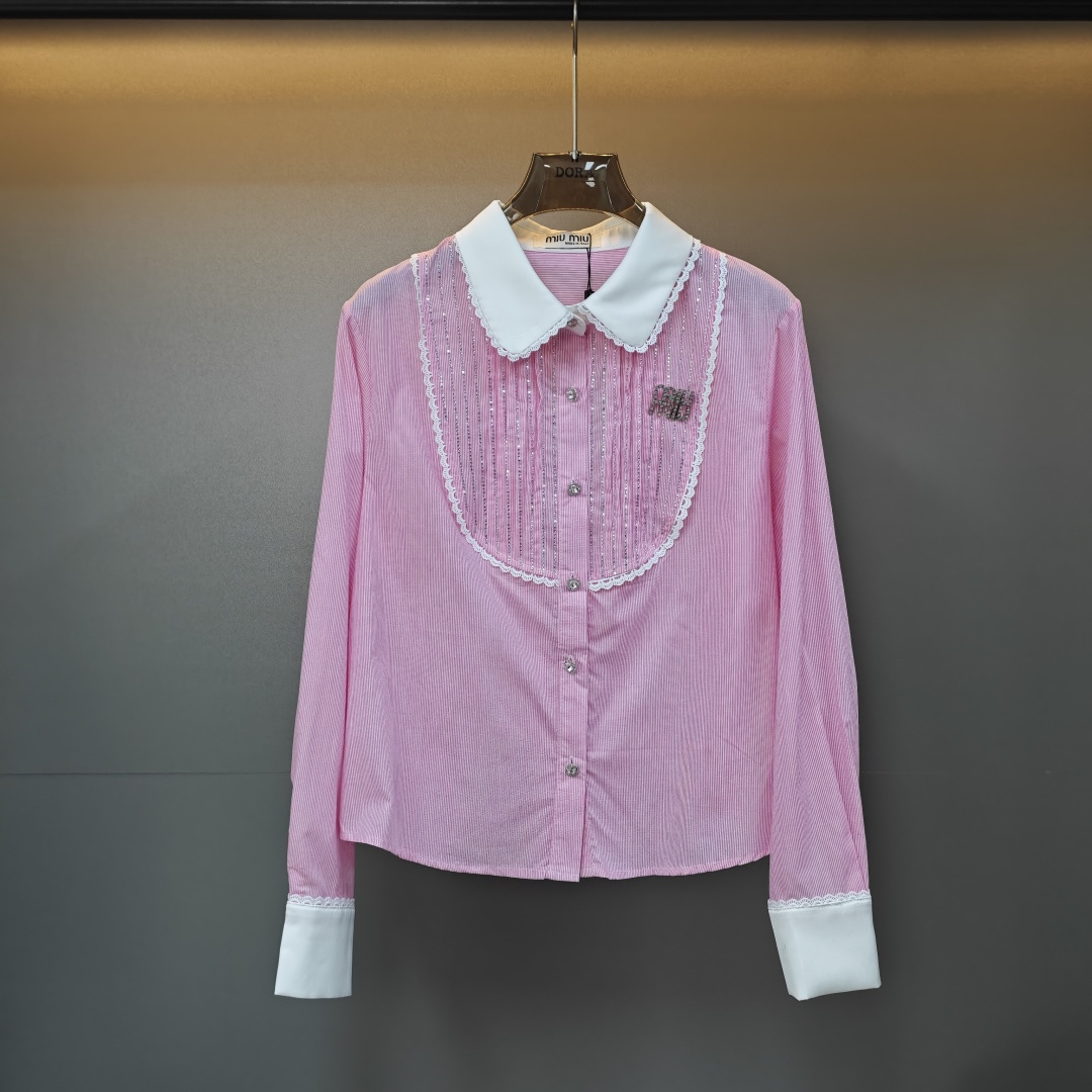 [TOP] Miu Miu  Shirt - Pink