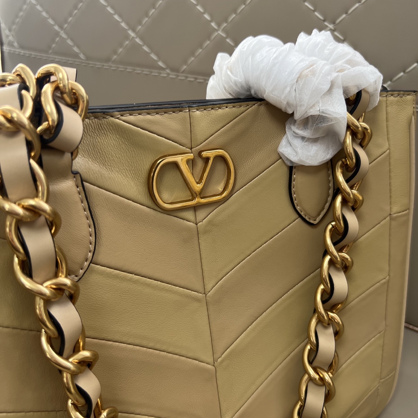 [TOP] VALENTINO GARAVANI LASEINE  Bag  26.5 X  22 X  10 cm - Khaki