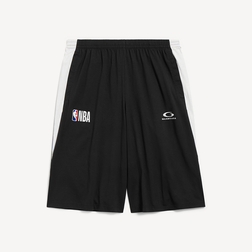Balenciaga black Clothing Balenciaga Men's Balenciaga Nba Collaboration Tracksuit Shorts in Black White | Nigo Office