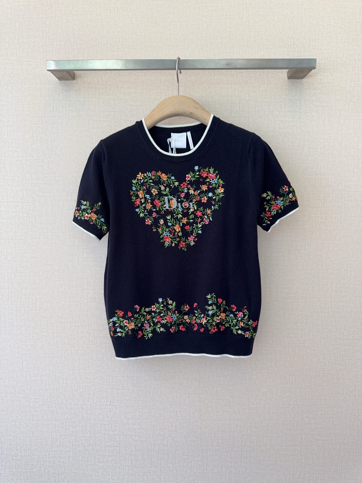 [TOP] Christian Dior Knit Top - Black - 711 Luxury