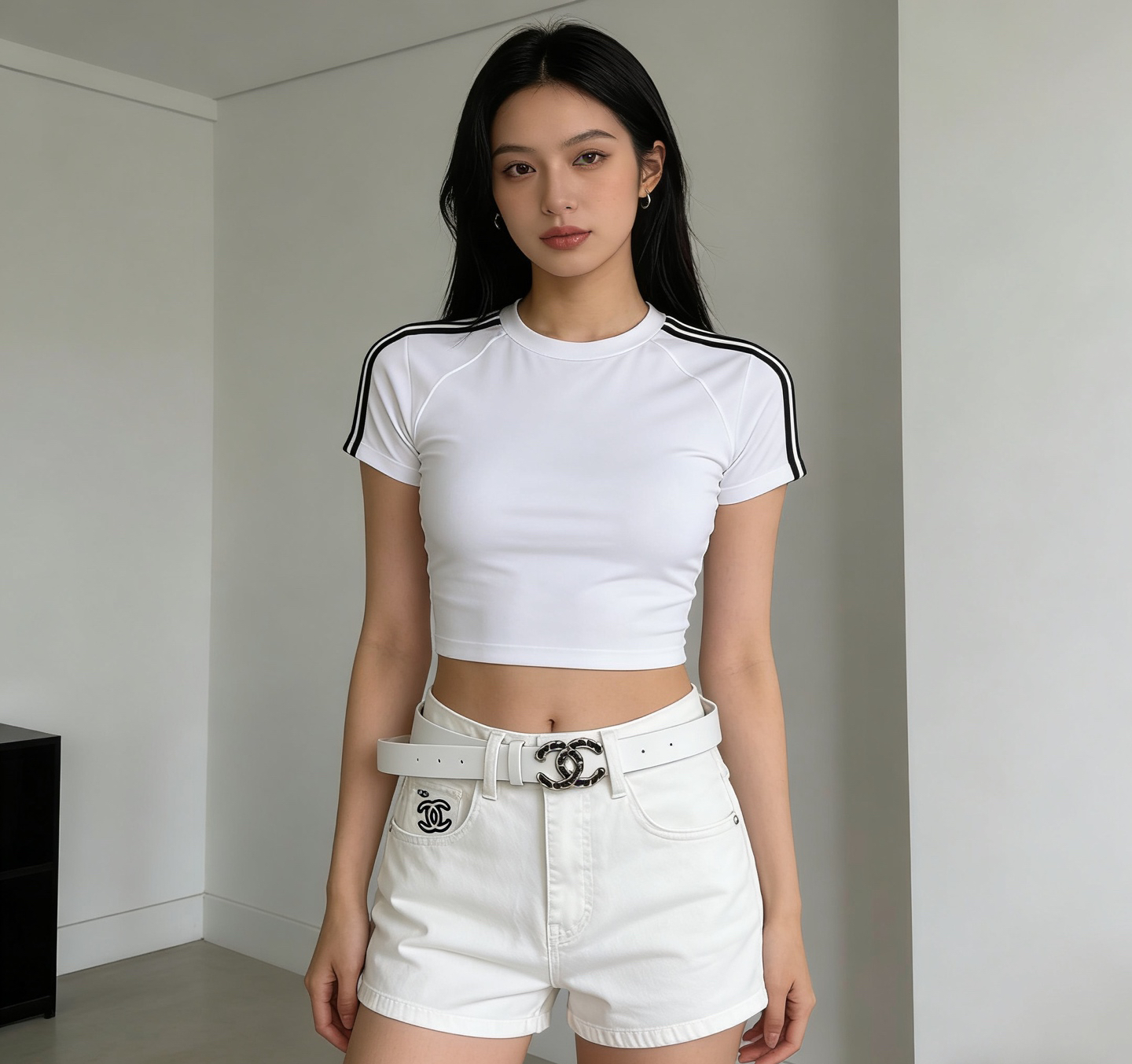 [TOP] CHANEL Shorts - White