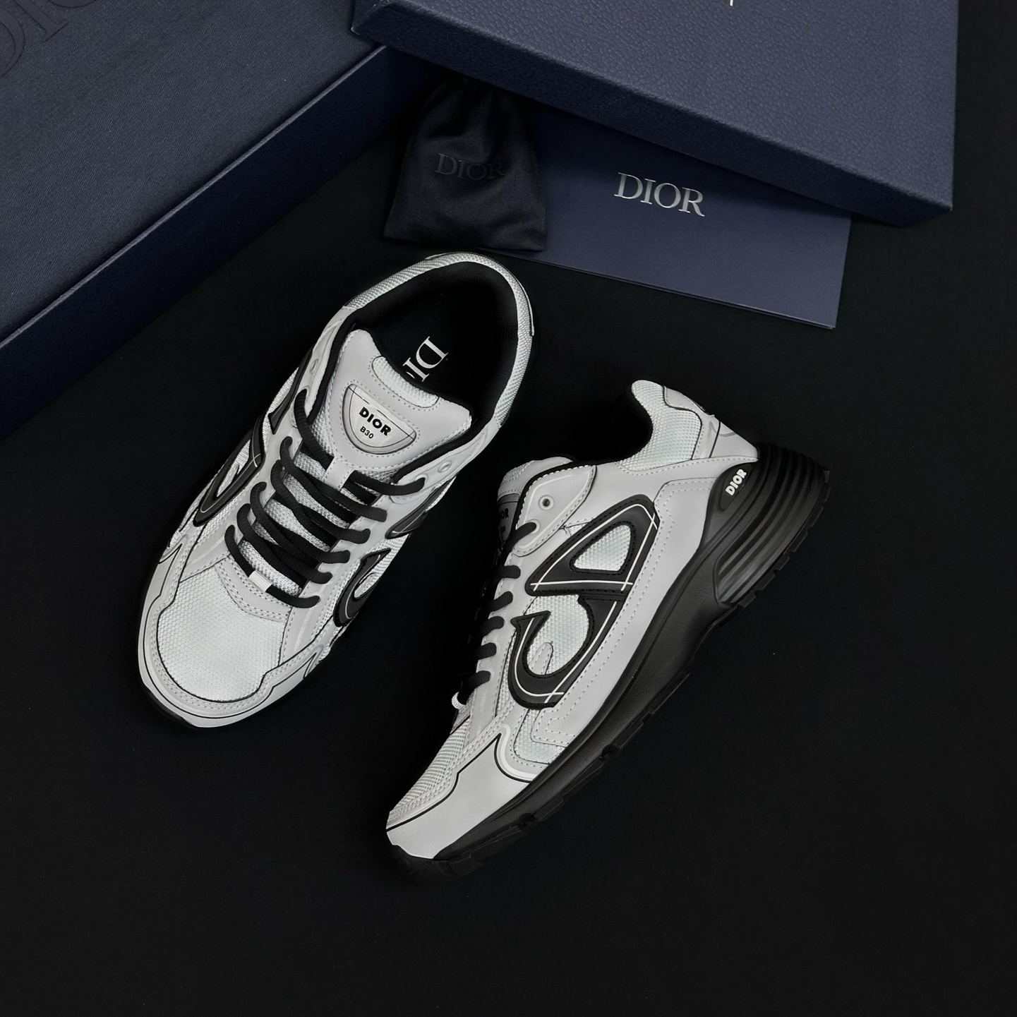 Dior Shoes DIOR B30 Reflective Dad Shoes Sneakers#387118 View 2 | Nigo Office