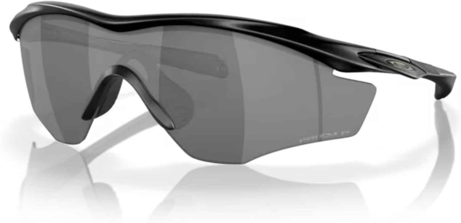 OAKLEY M2 Frame XL OO9343 Shield Sunglasses for Men+ Bundle Accessory Leash Kit, Microfiber Pouch