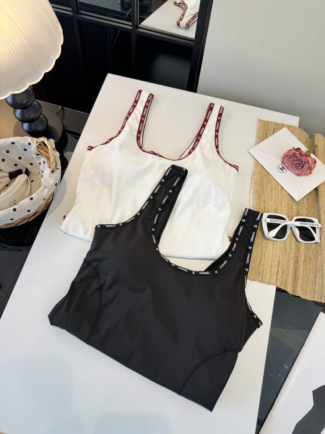 [TOP] CHANEL One-Piece Swimsuit - 2 Color