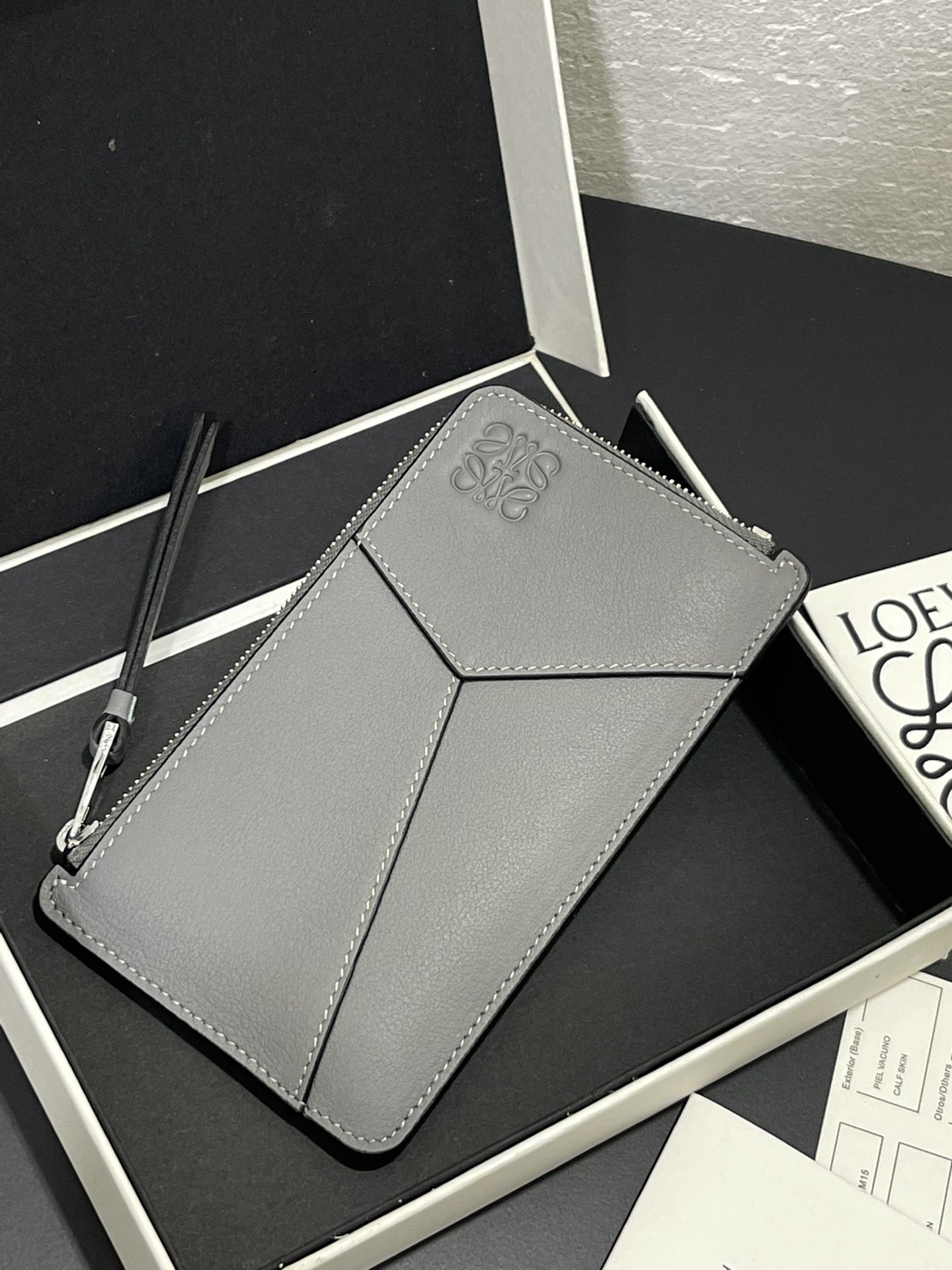 [TOP] LOEWE Card Holder 15*8.5 cm - Grey - 711 Luxury