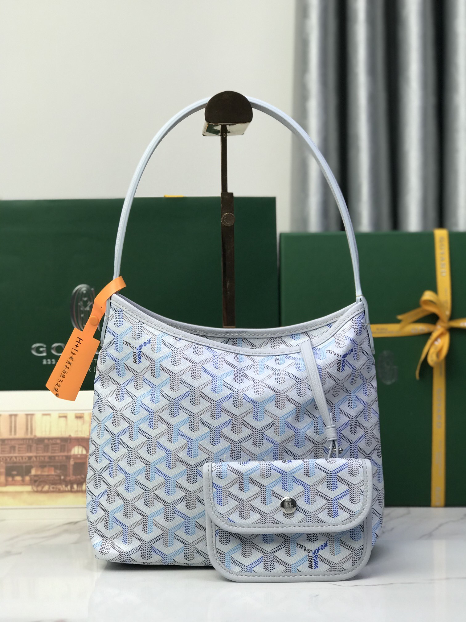 [TOP] Goyard Tote Bag 26*11*22cm  - Blue - 711 Luxury
