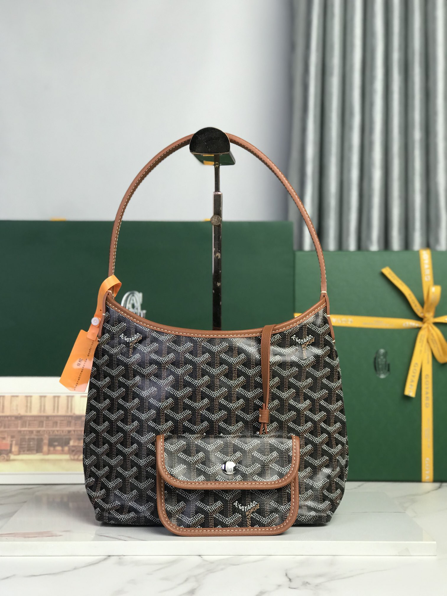[TOP] Goyard Tote Bag 26*11*22cm  -  Brown - 711 Luxury