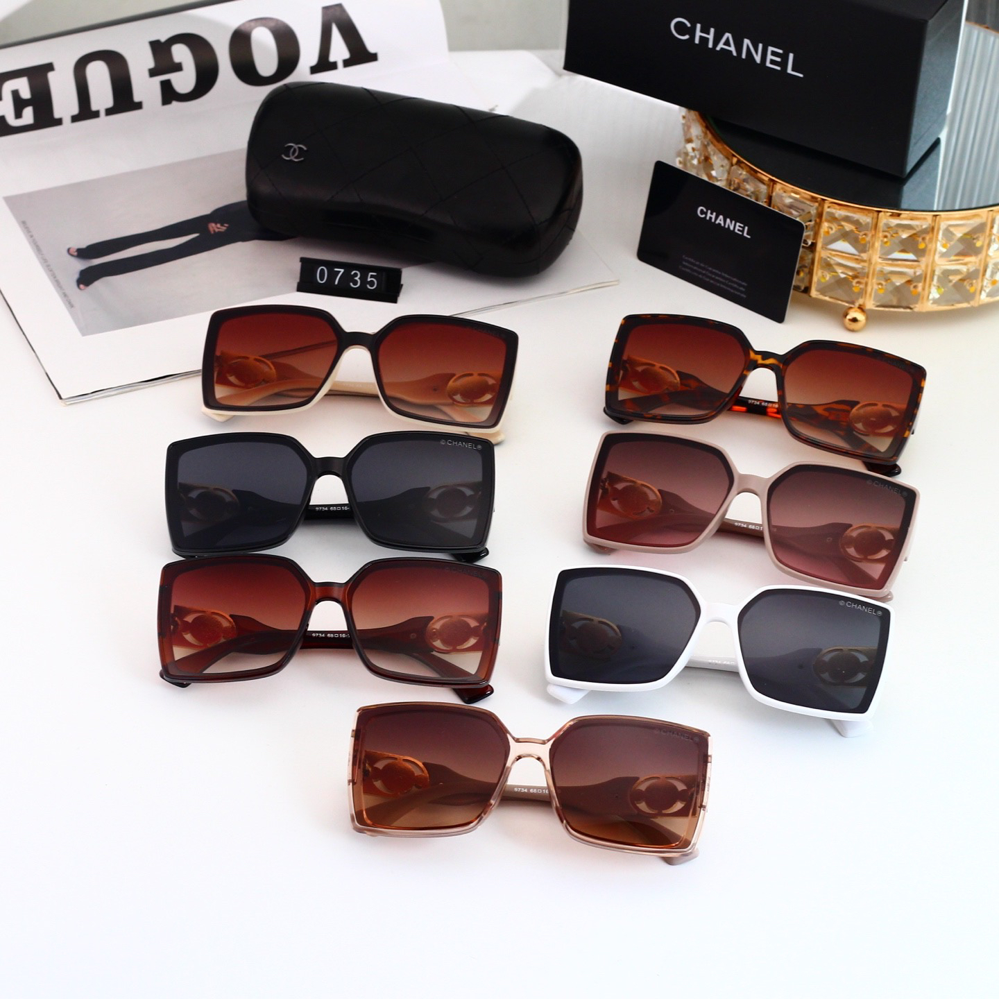 [TOP] CHANEL Sunglasses - 7 Colors - 711 Luxury