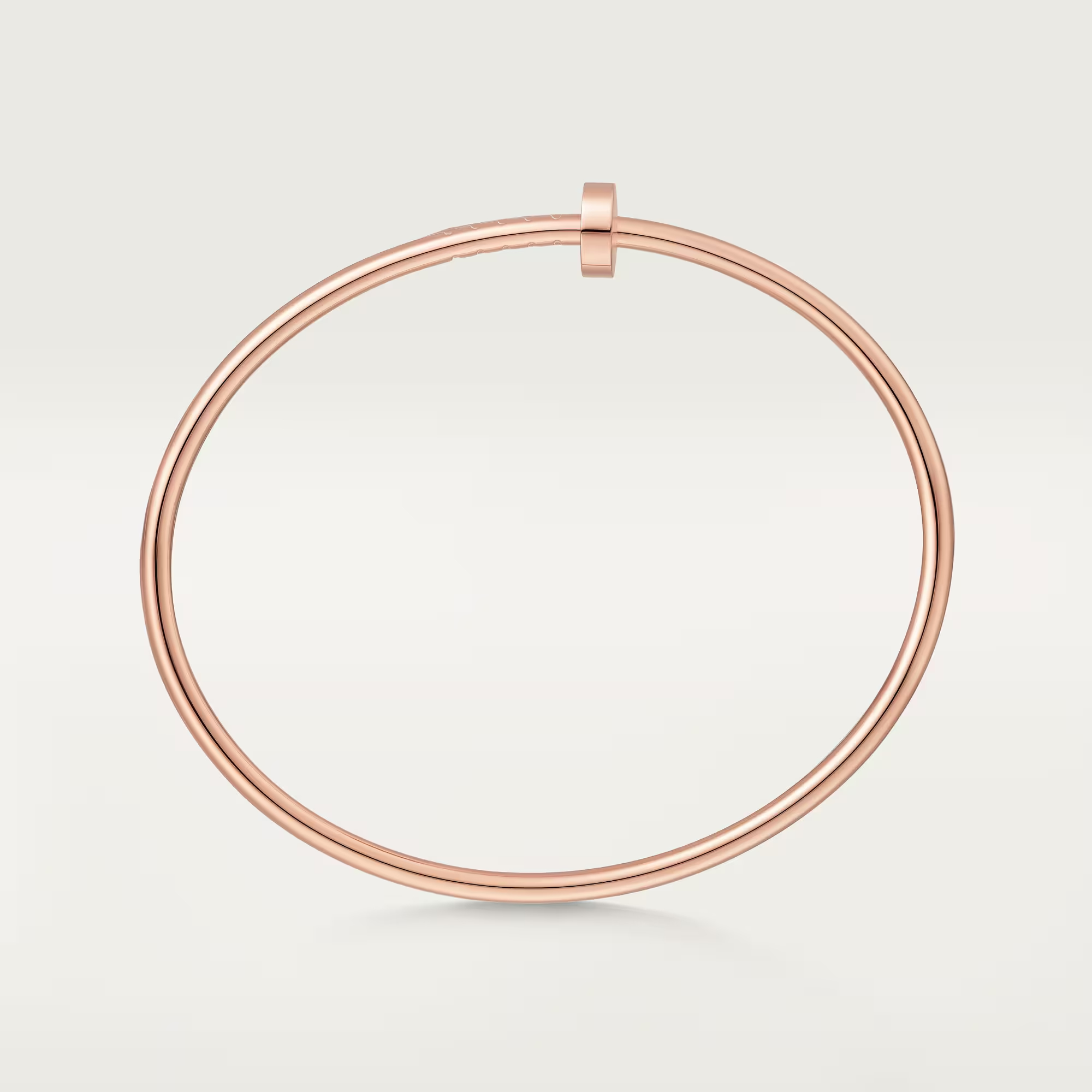 Carty Nails Solo Trace Bracelet, Rose Gold ,Small Model