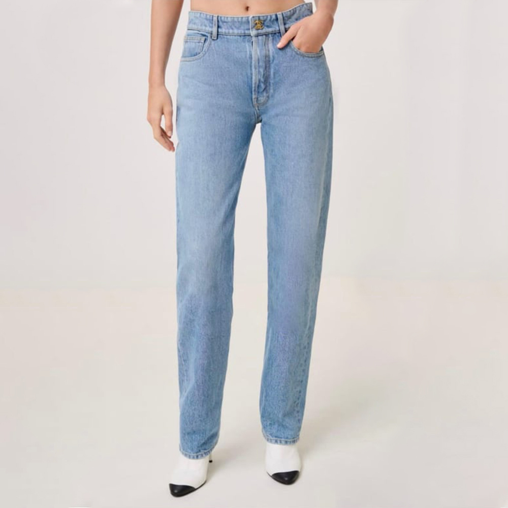 Chanel Covered Button Jeans #380458