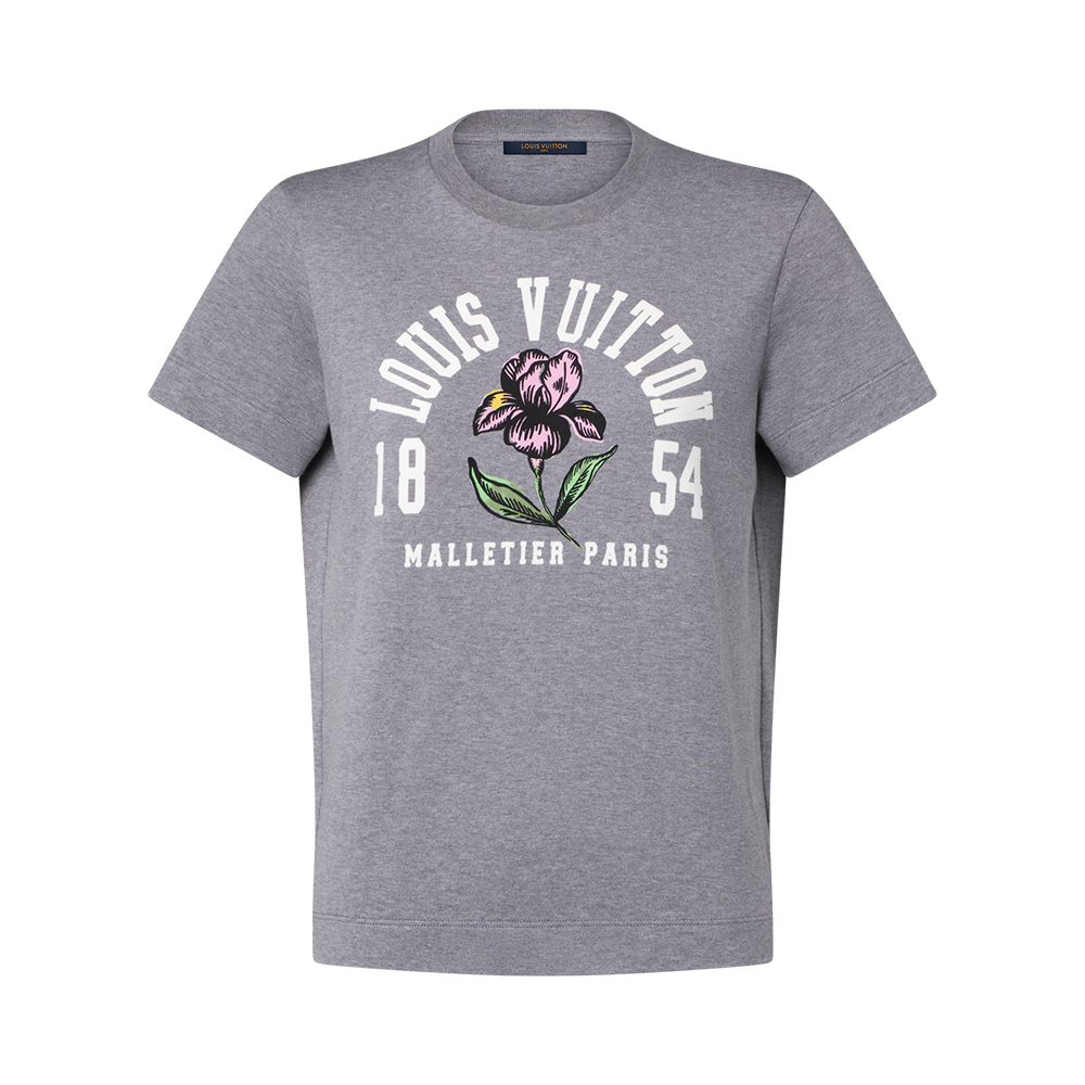 LOUIS VUITTON Iris Print T-Shirt 1AJZF9 #378772