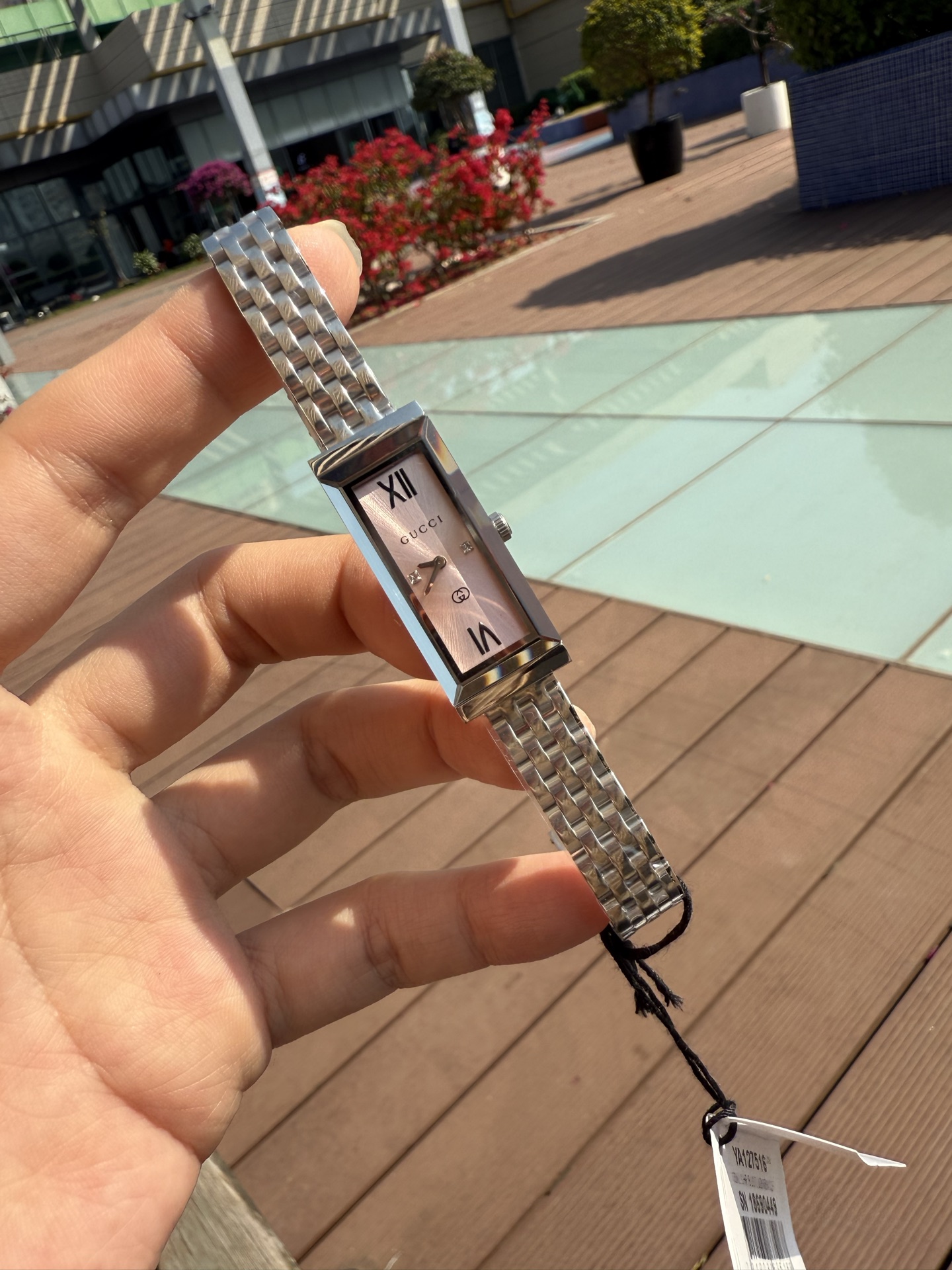 [TOP] GUCCI G-Frame Watch - Silver - 711 Luxury