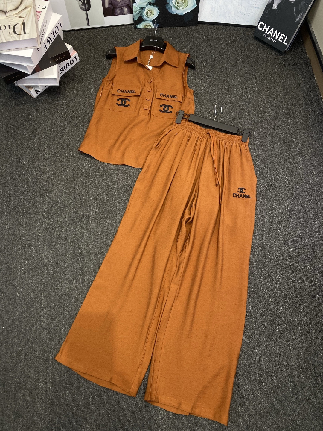 [TOP] CHANEL Suit -Orange