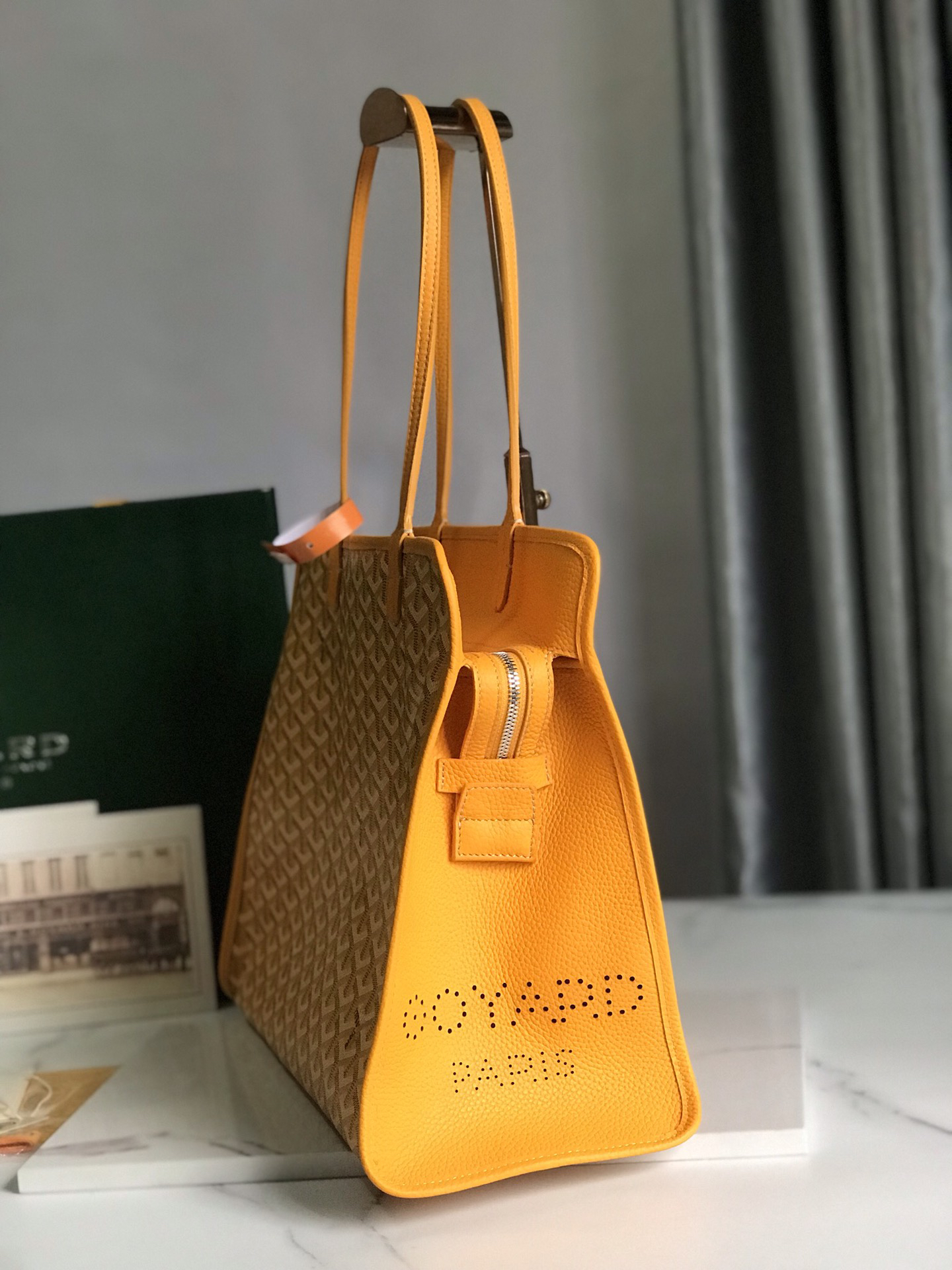 [TOP] Goyard Hardy Bag 40*17*31cm  - Yellow - 711 Luxury