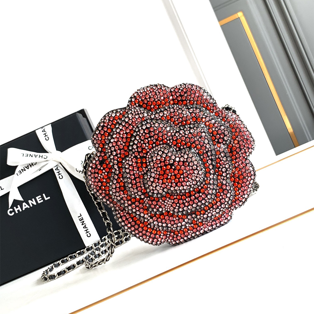 Chanel Bag Chanel Diamond Decorated Camellia Box Bag #316147 | Nigo Office