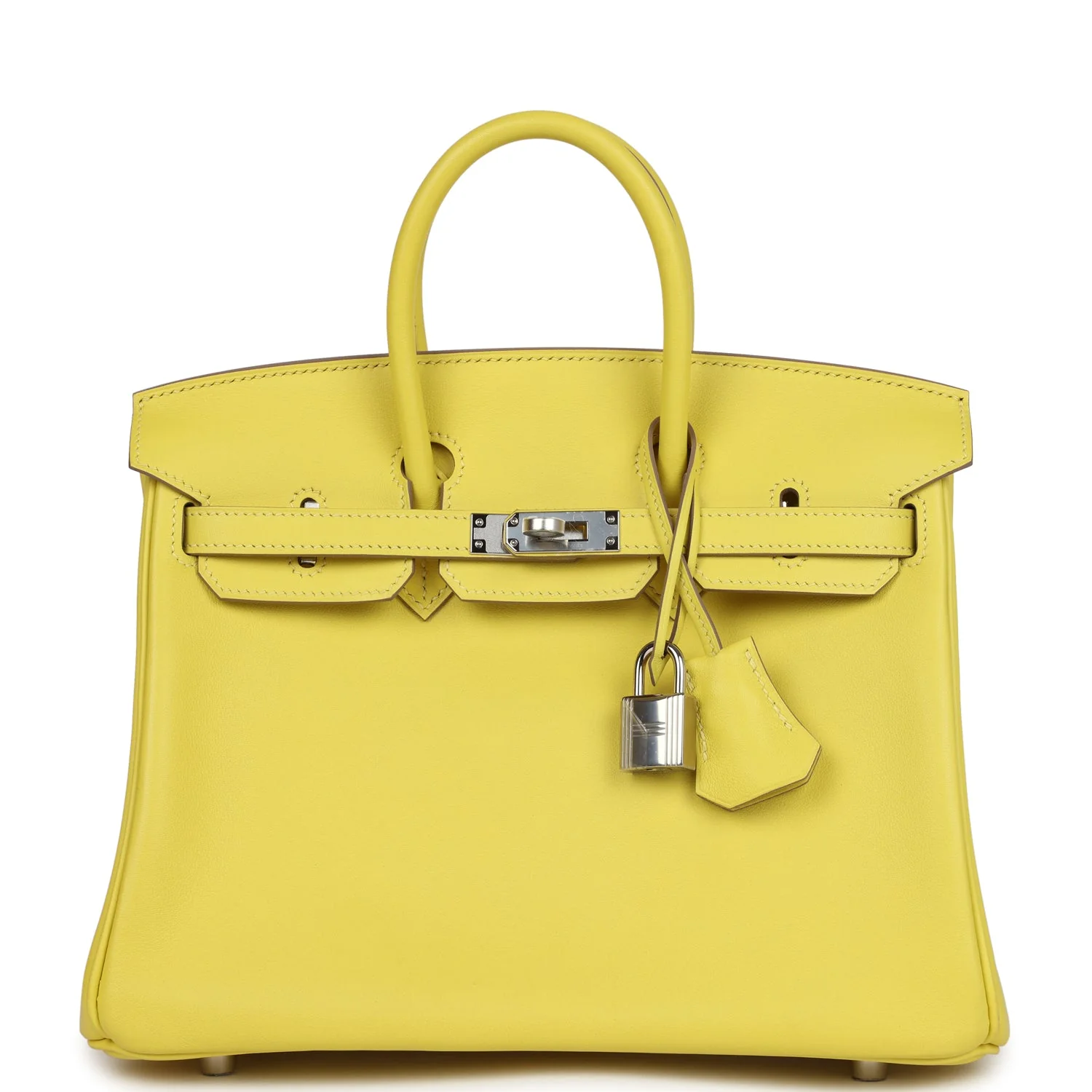 Hermes BirkinLime Swift Palladium Hardware