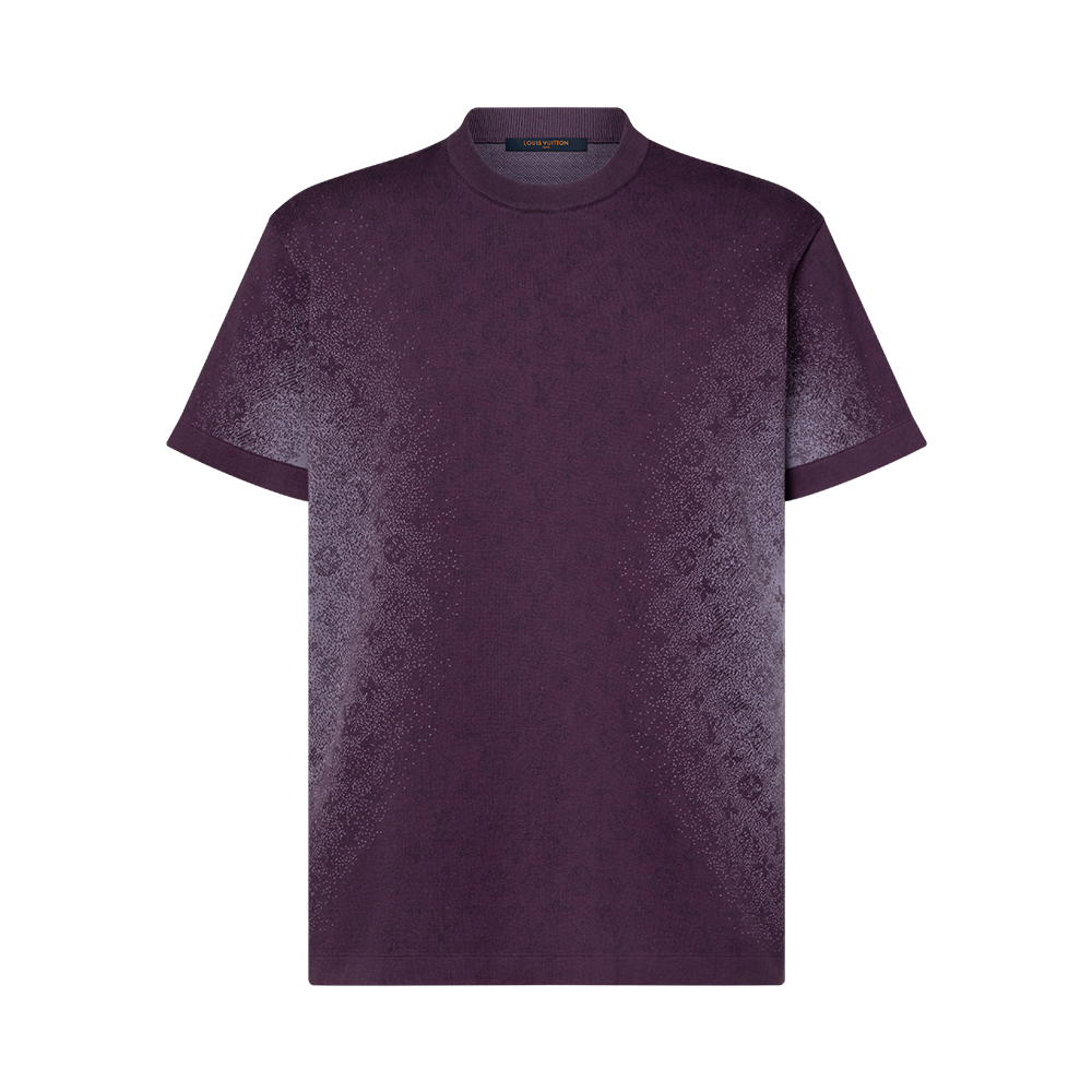 Louis Vuitton Accessory LOUIS VUITTON Monogram Jacquard Short-Sleeved Crewneck #379203 View 2 | Nigo Office